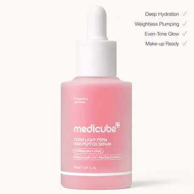 Medicube Ultra Light Pink Peptide PDRN Serum